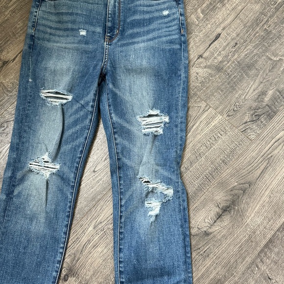 American Eagle Distressed Legging Jeans Size 6 - Picture 2 of 6